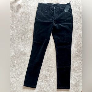 Joe’s Jeans Black Velvet Skinny Jeans